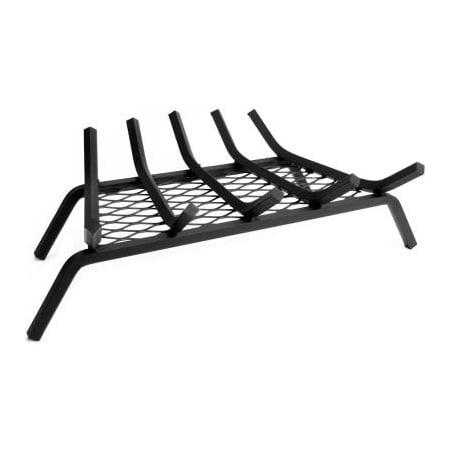Dyna-Glo Pleasant Hearth Fireplace Grate, 21"W 1/2" Steel, 5 Bars, Ember Retainer BG5-215EM